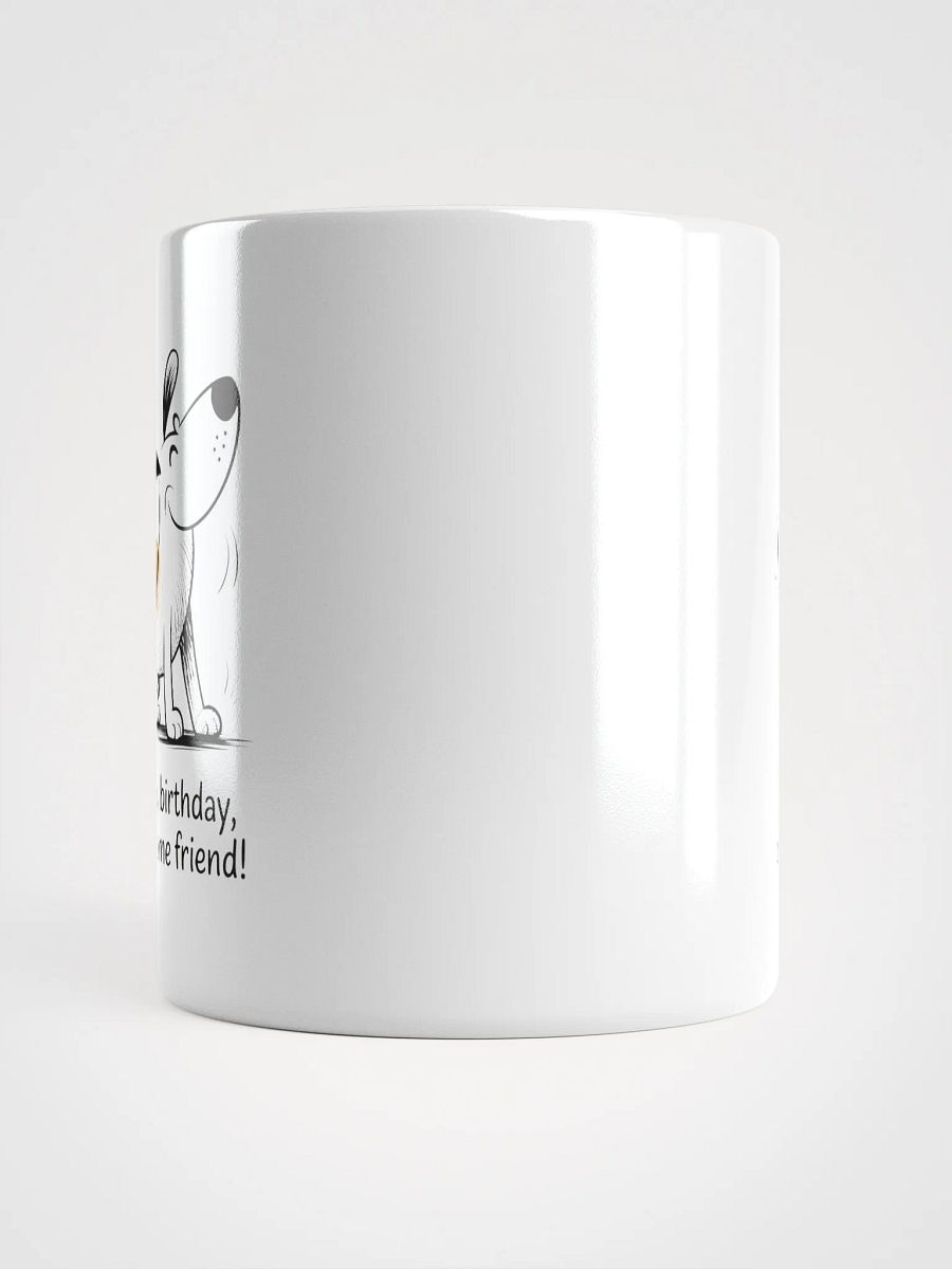 Happy Birthday Paw-some Friend Mug | Dog Lover Gift Mug product image (5)