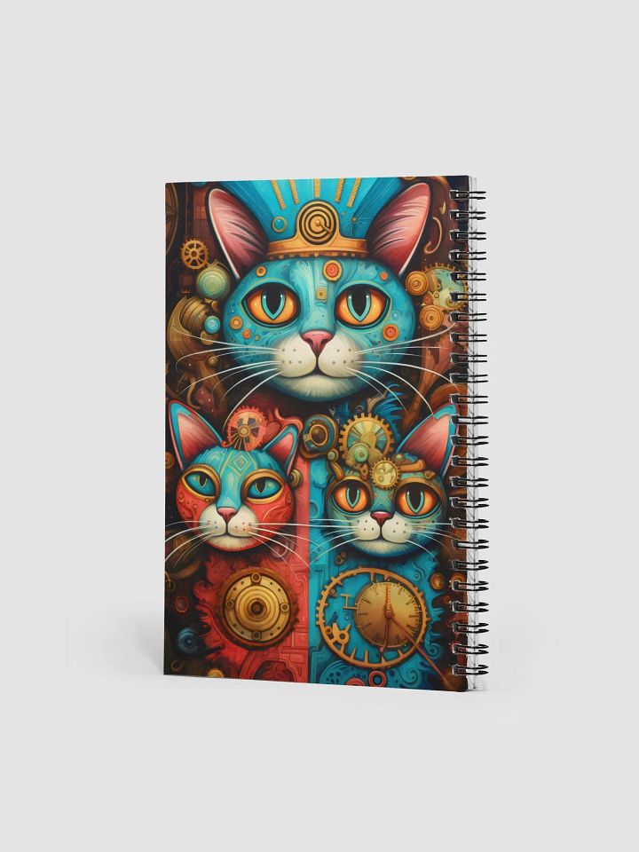 Steampunk Cats Spiral Notebook product image (2)