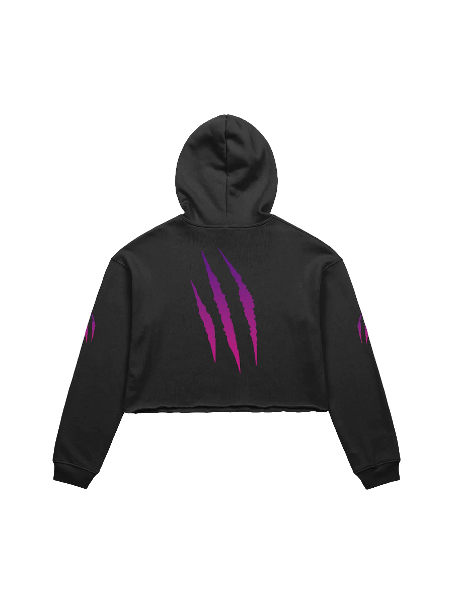 "Sexy and Ruthless" Bella+Canvas Fleece Crop Hoodie product image (2)