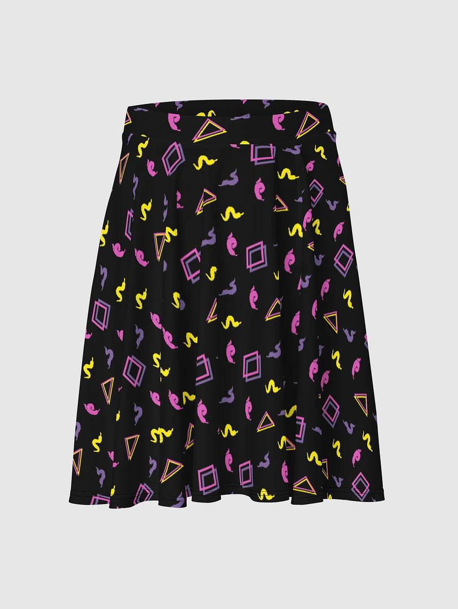 Oh Worm pattern skater skirt product image (2)