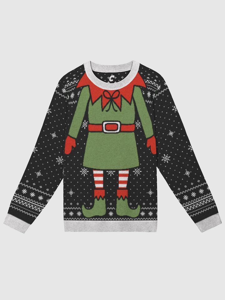Knitted Crewneck Elf Sweater product image (1)
