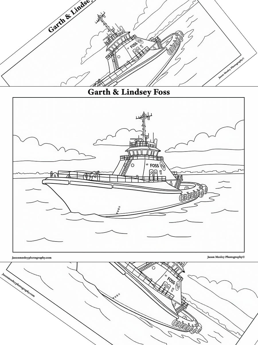 Tug & Tow Coloring Pack product image (1)