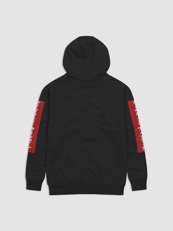 FIND THE RABBIT - CROWNED BUN LOGO + PRINTED SLEEVED PREMIUM HOODIE product image (2)