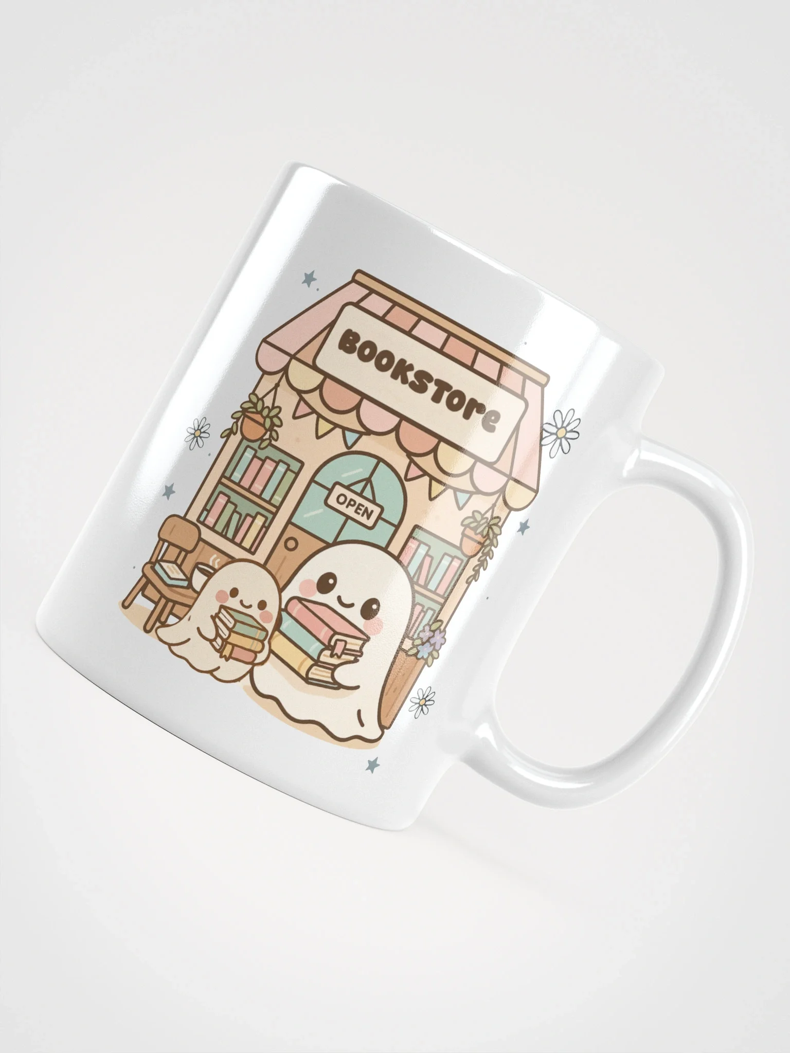 Halloween Ghosts At the Bookstore Mug product image (5)