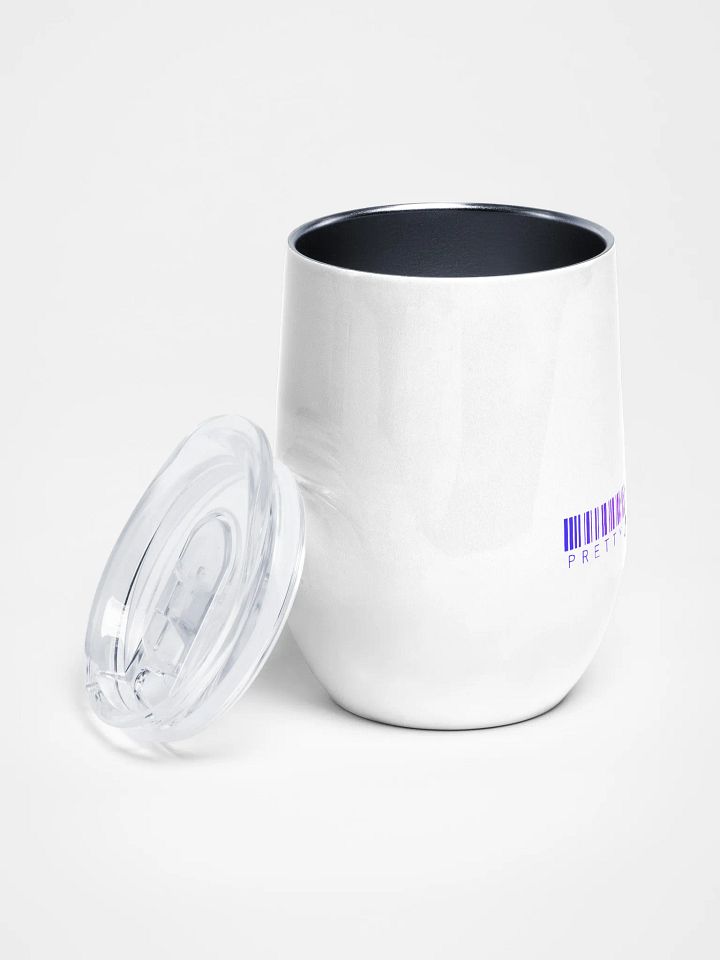Pretty AntiSocial Barcode Logo Wine Tumbler product image (2)