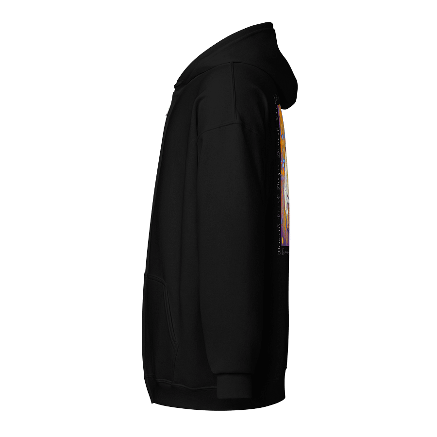 Singer From Kazakhstan Zippered Gildan Unisex Hoodie product image (4)