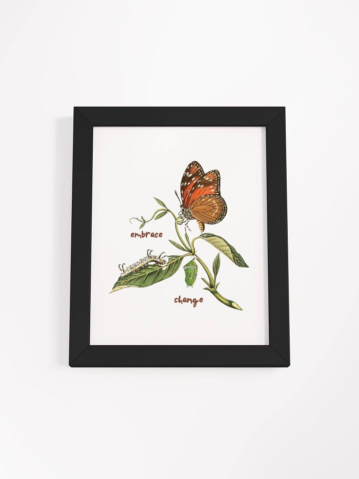 Embrace Change Butterfly Botanical Wall Art product image (2)