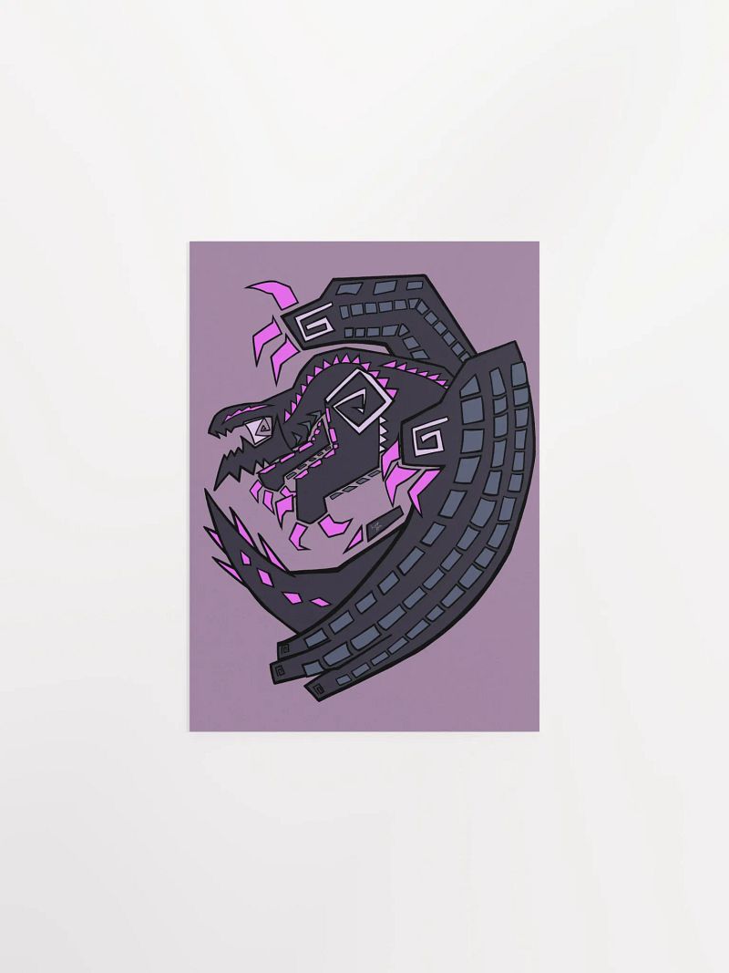 Gore Magala Fan Icon Print