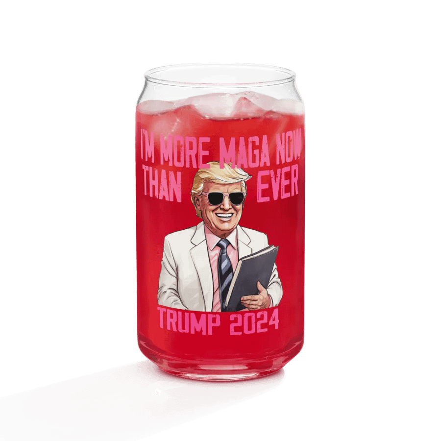 MAGA- Trump 2024 Can-Shaped Glass product image (8)
