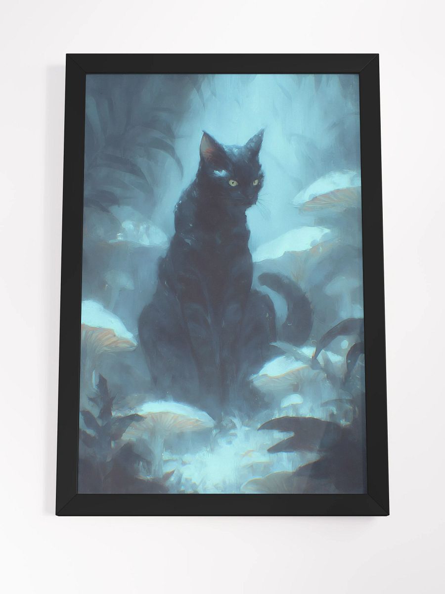 Mystical Forest Cat Matte Poster product image (4)