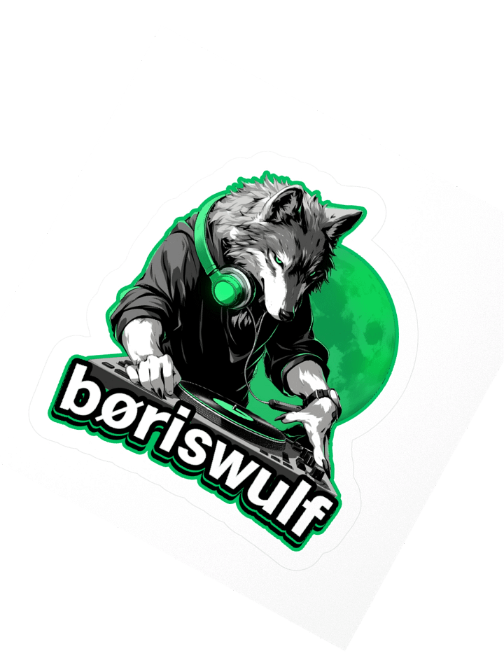 Howling Beats Kiss Cut Stickers product image (6)