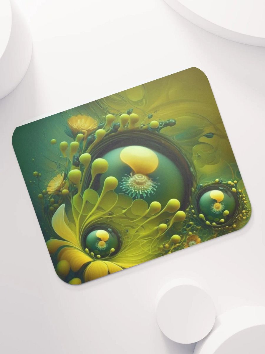 Willow the Wisps Green Flowers Design - Classic Mouse Pad product image (2)