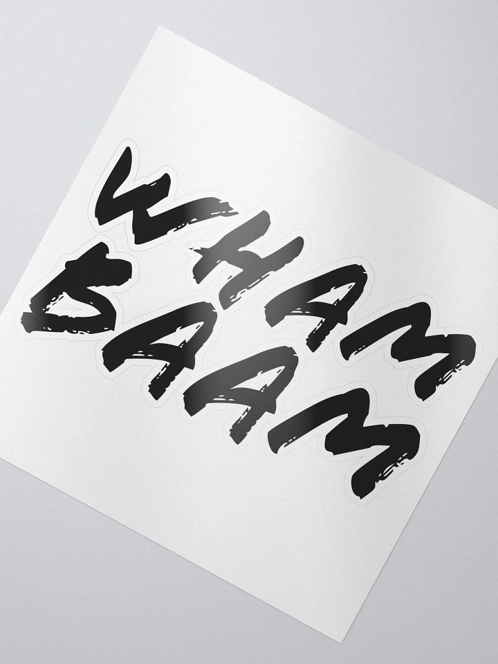 BLACK LOGO STICKER product image (2)