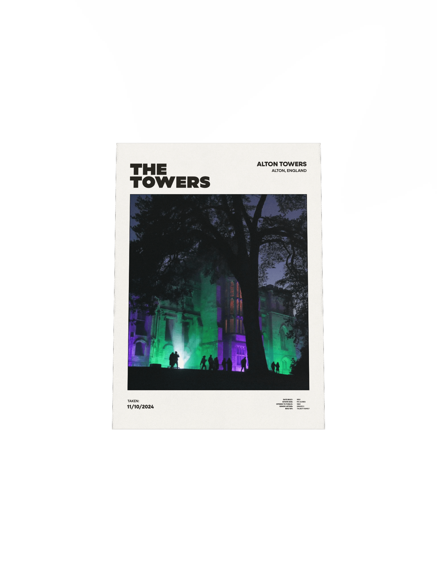 The Towers Night Premium Poster product image (4)