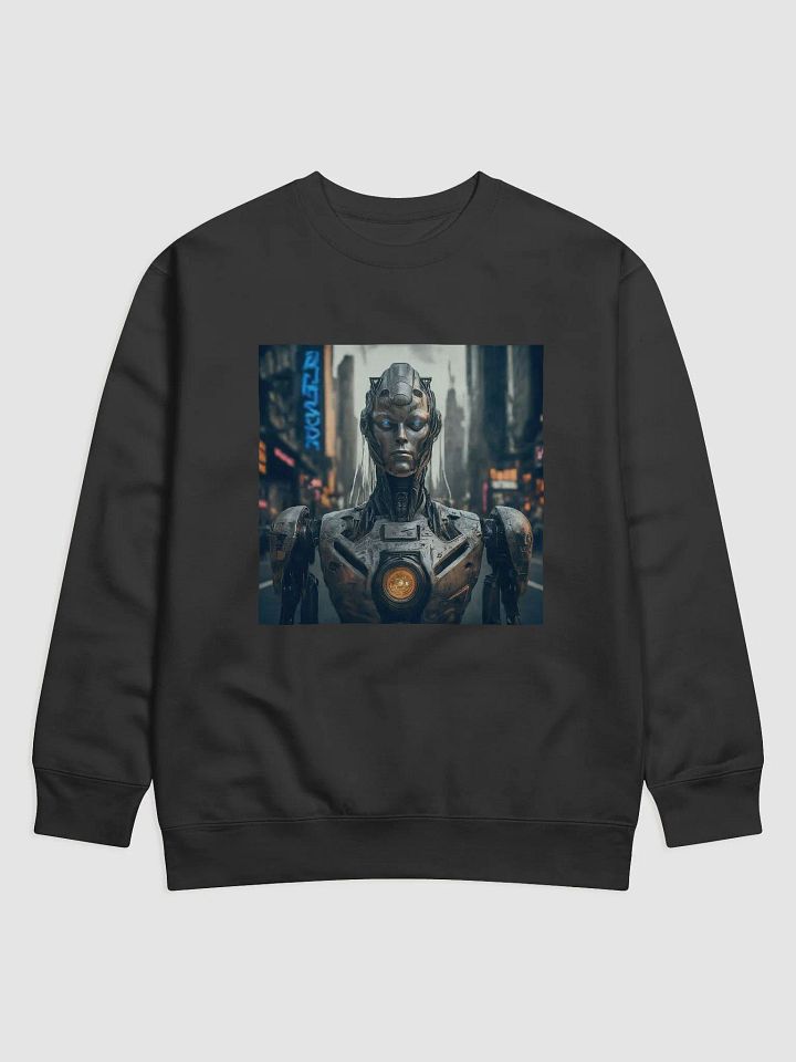 Neon Futurism Robot Sweatshirt product image (1)