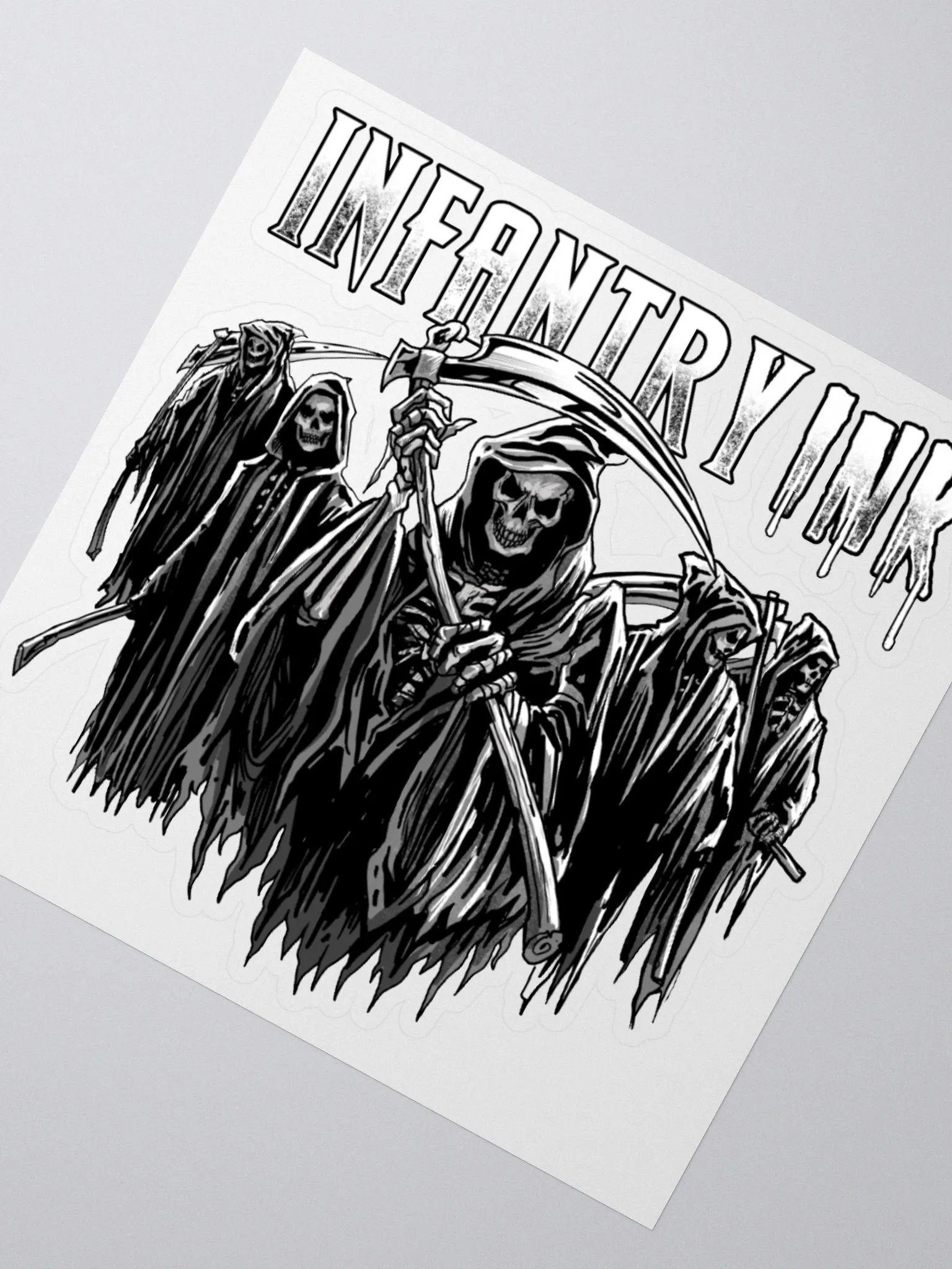 Infantry Reaper Kiss Cut Stickers product image (4)