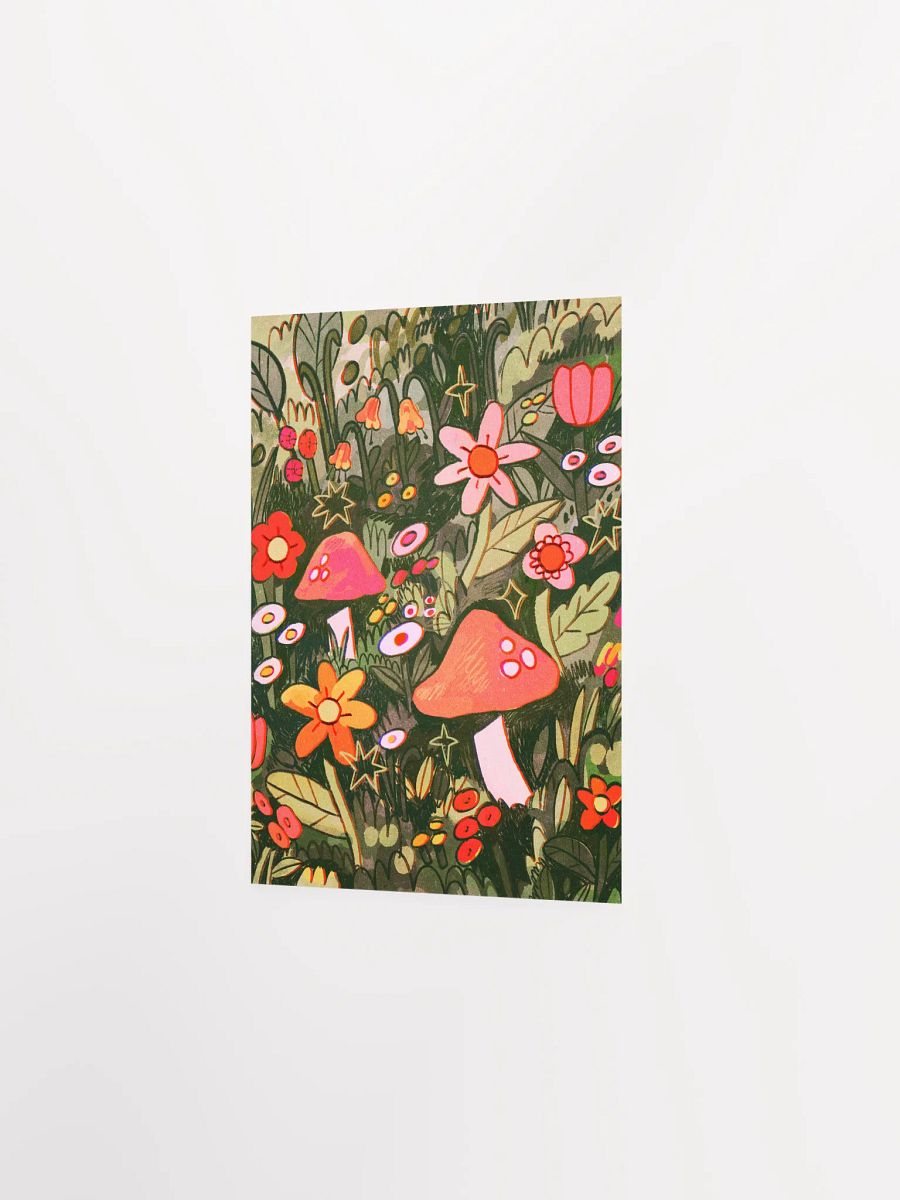 Mushrooms in Spring Print product image (3)