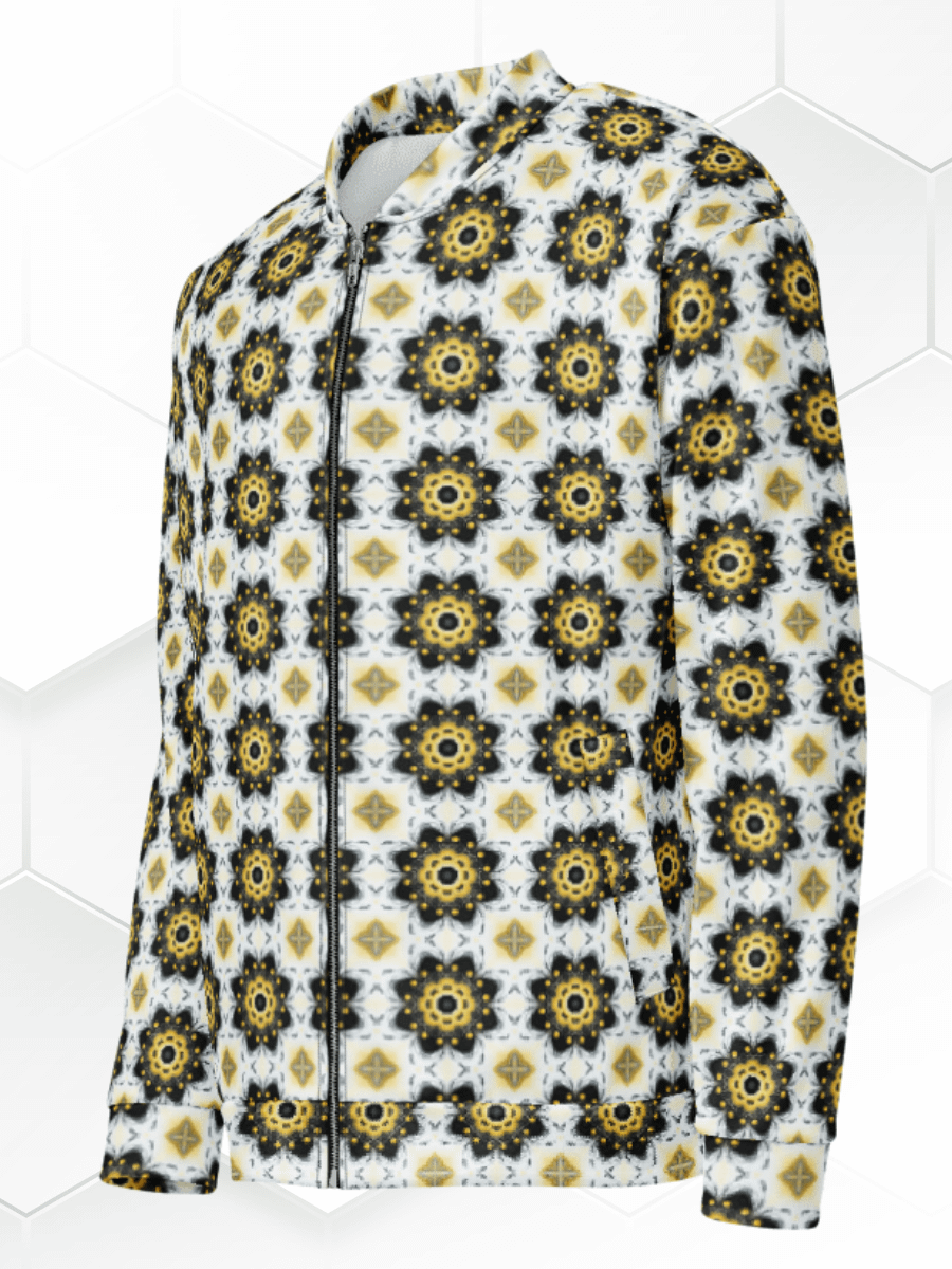 Kaleidoscope Pattern Bomber Jacket product image (3)