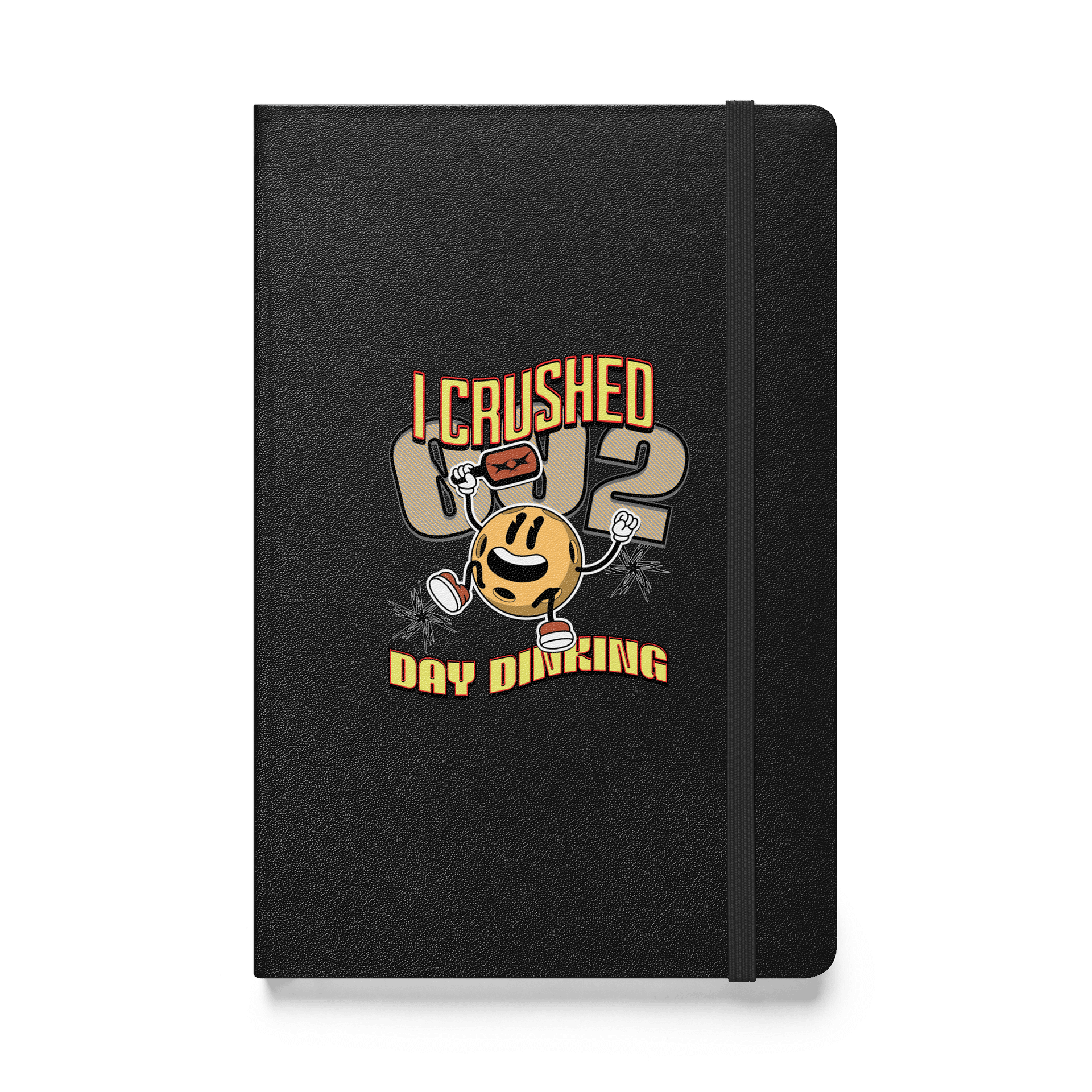 I Crushed 002 Day Dinking Pickleball Playful Gavel Hardcover Notebook product image (1)