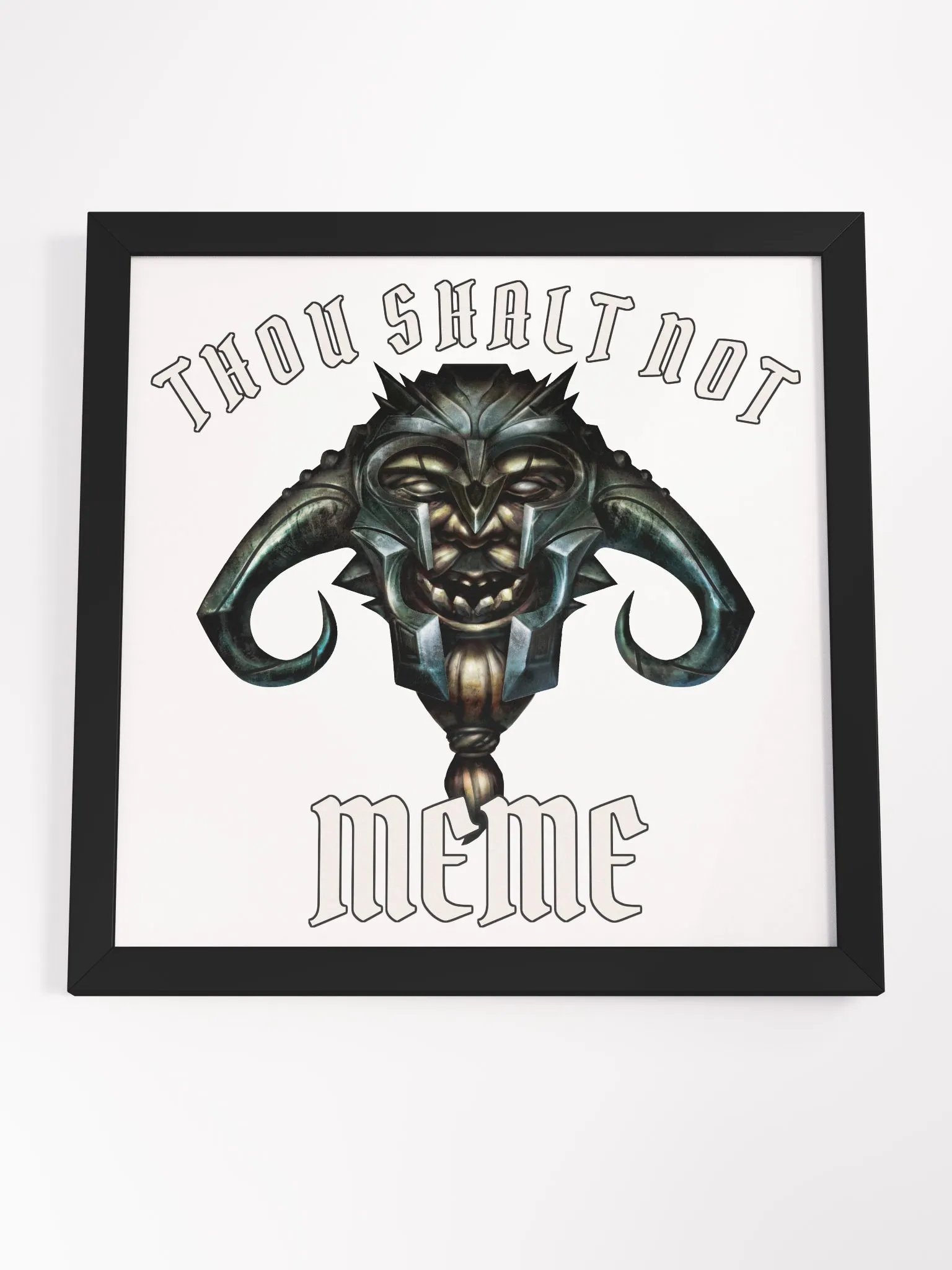Thou Shalt Not Meme Framed Poster product image (4)