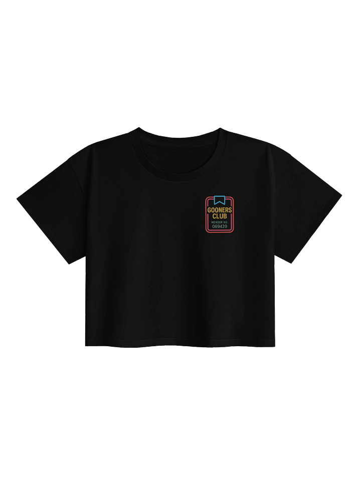 Gooners Club Member Crop Top product image (1)