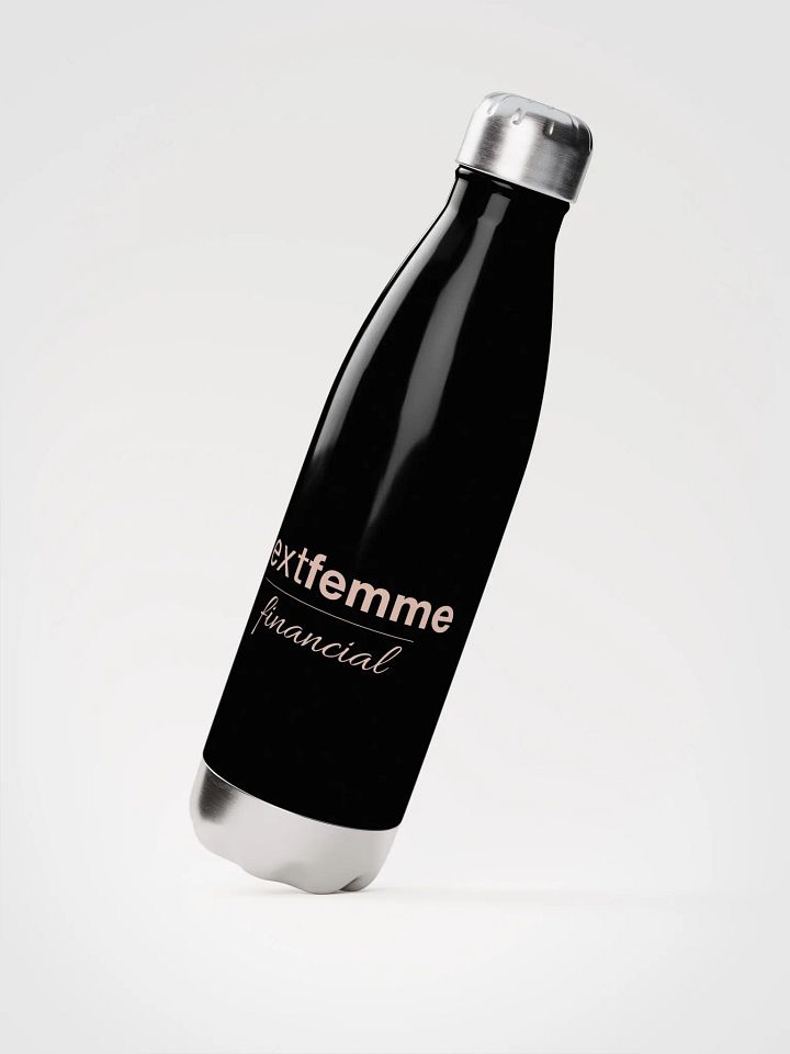 Stainless Steel Elegance Water Bottle with Pink Logotype product image (2)