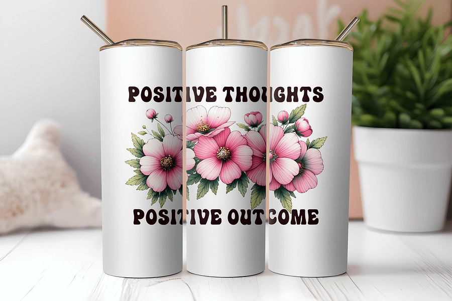 Blossoming Positivity Tumbler product image (2)
