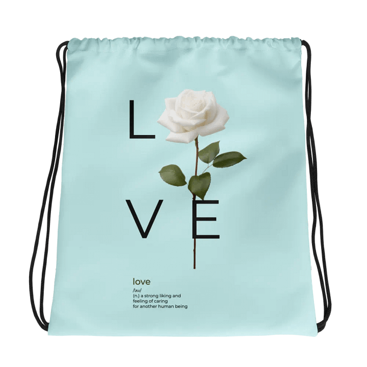 Love Defined Drawstring Bag product image (1)