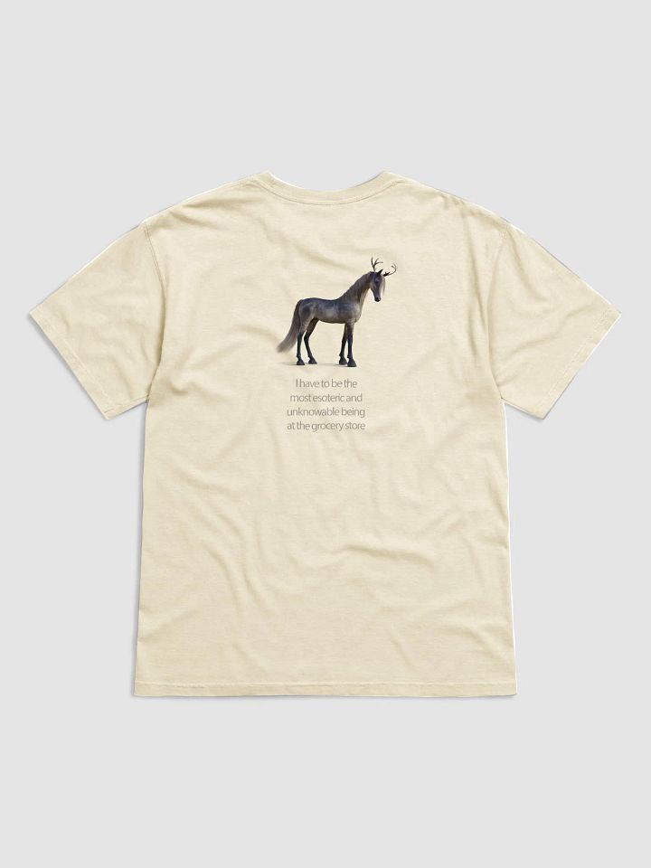 'I have to be the most esoteric being...' T Shirt (design on back) product image (1)