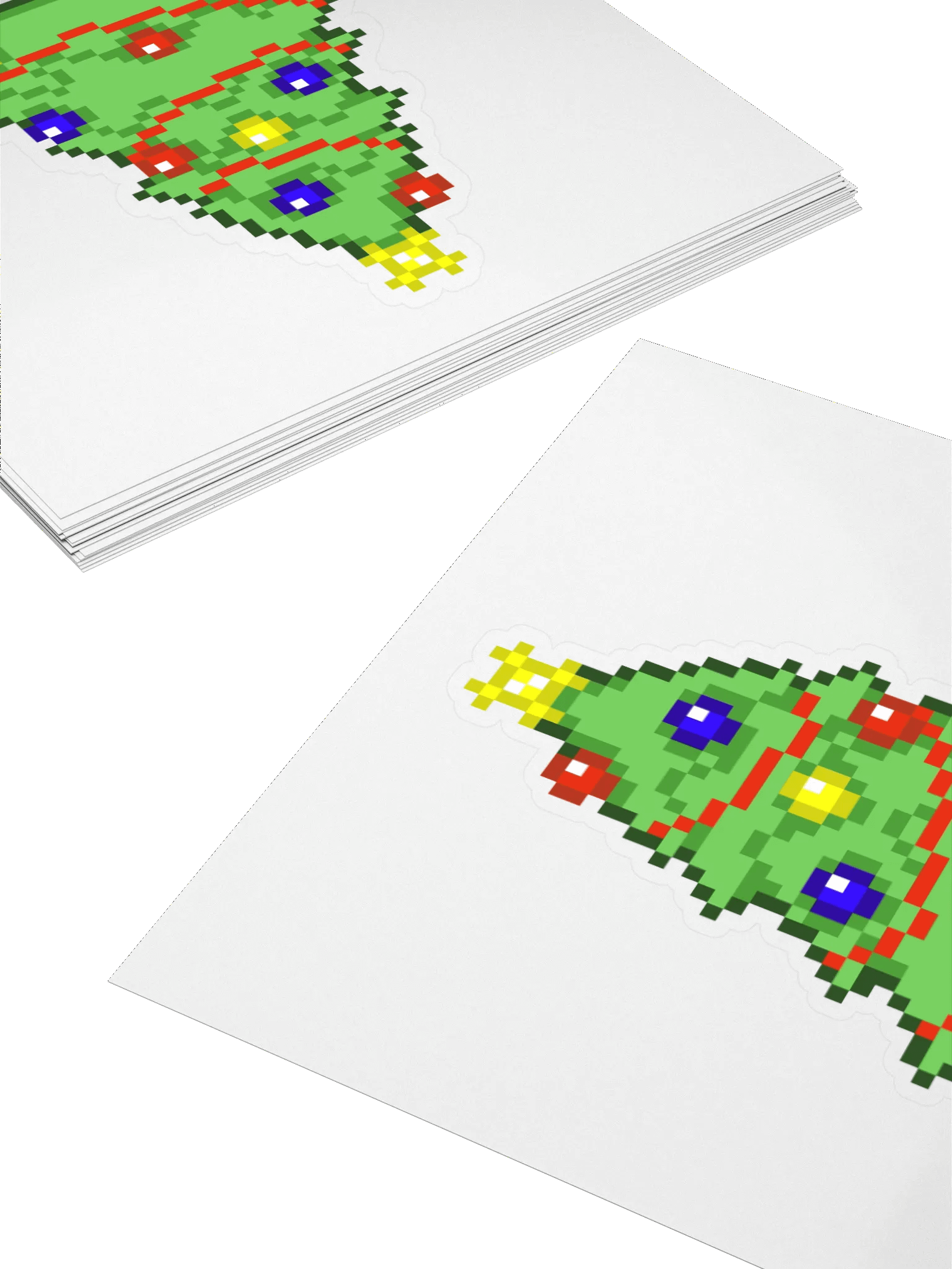 Pixel Art Christmas Tree Sticker product image (4)