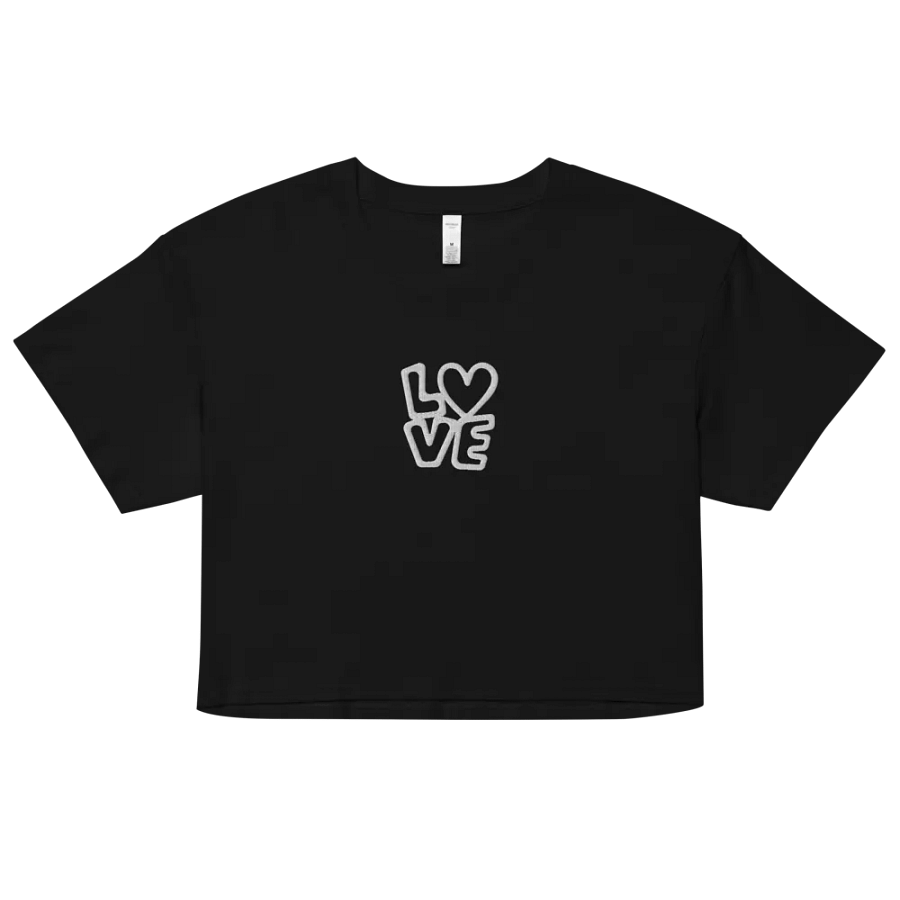 Pixel Heart Love Women's Crop Top product image (2)