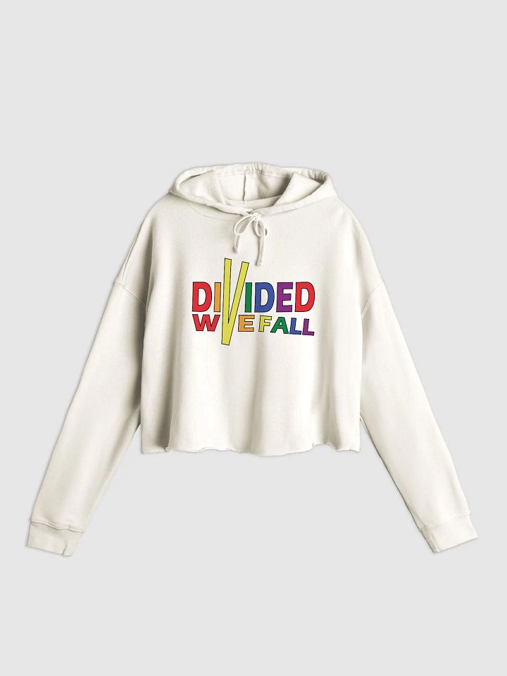 Divided We Fall - Colour - Independent Trading Co. Women’s Lightweight Cropped Hoodie product image (1)