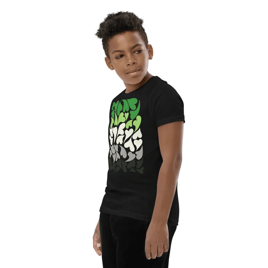 Nestled PRIDE Aromantic T-shirt (Youth) product image (11)