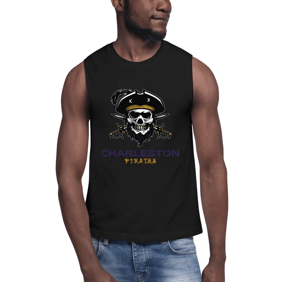 Charleston Pirates Team Muscle T-Shirt product image (7)