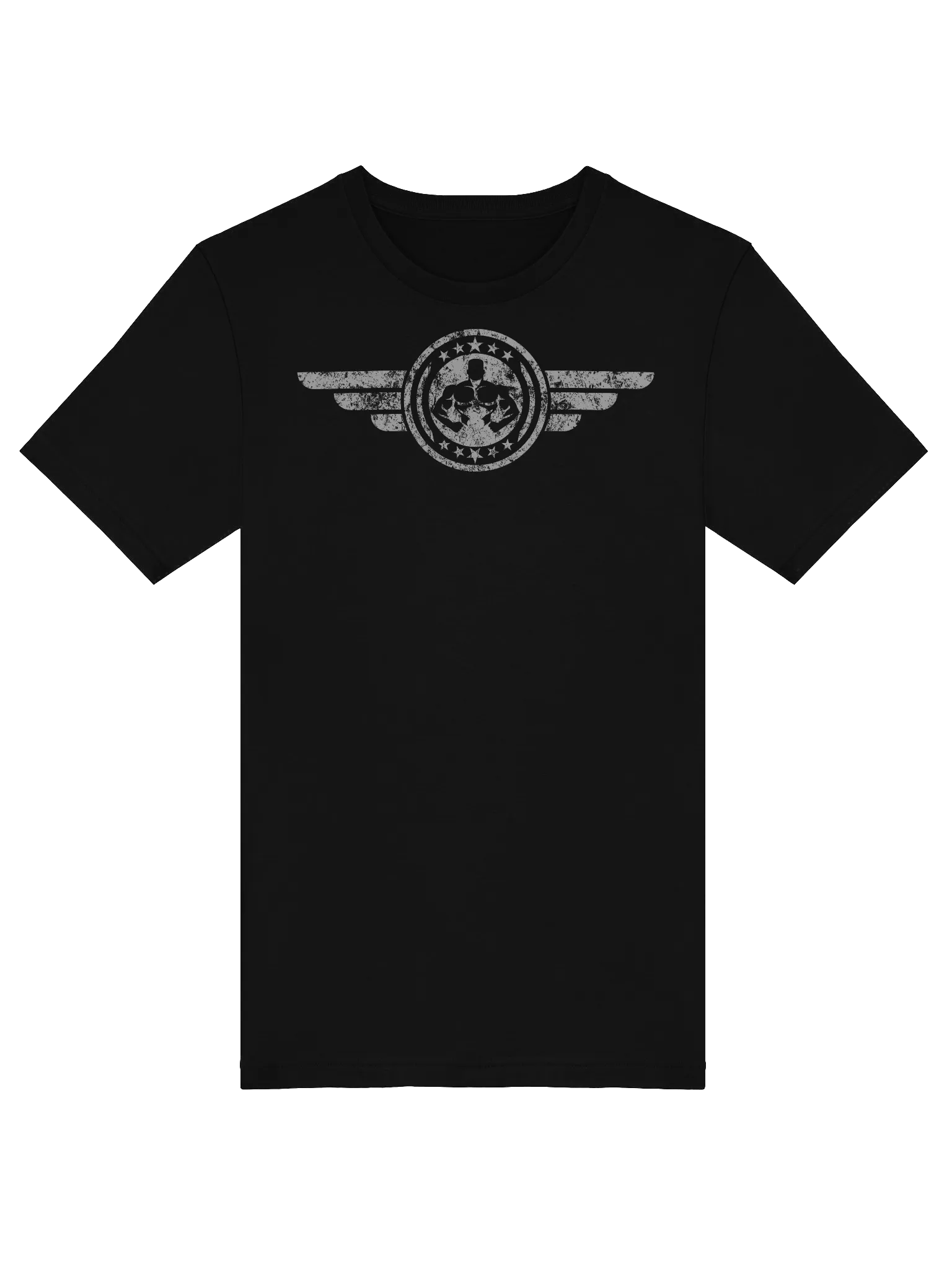 Distressed Bodybuilding Emblem T-Shirt | Fitness Coach Gym Apparel | Vintage Muscle Graphic Tee product image (6)