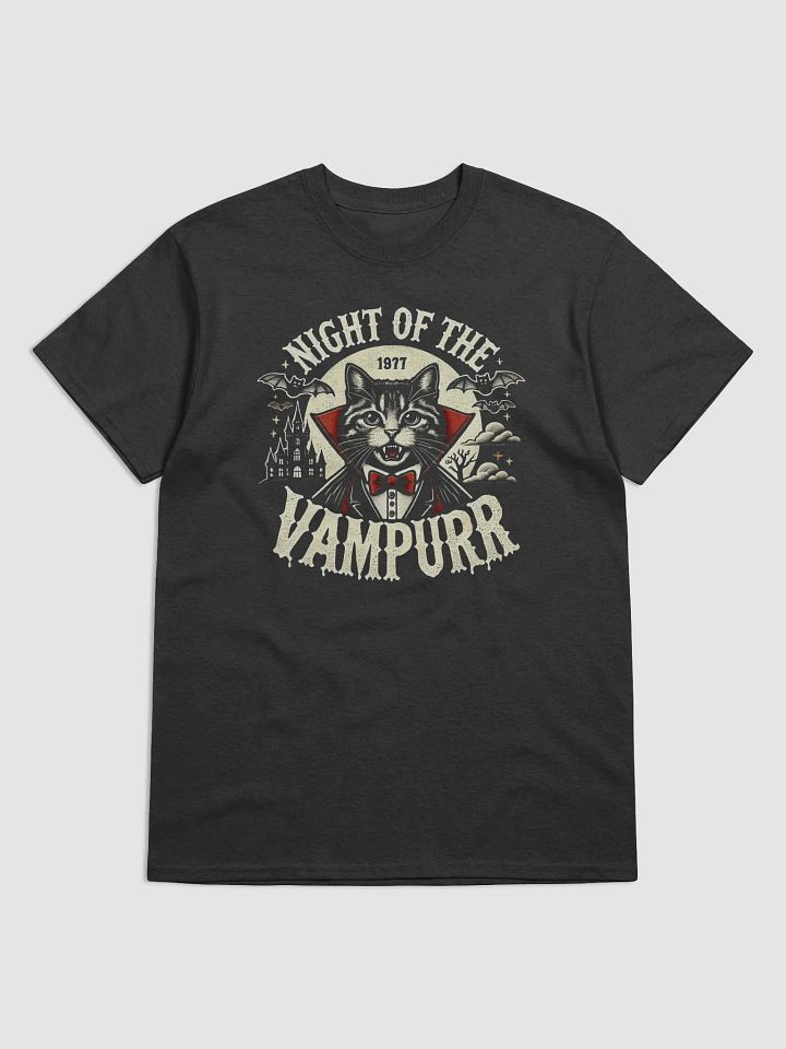 Vampurrcat Gothic Halloween T-Shirt product image (1)