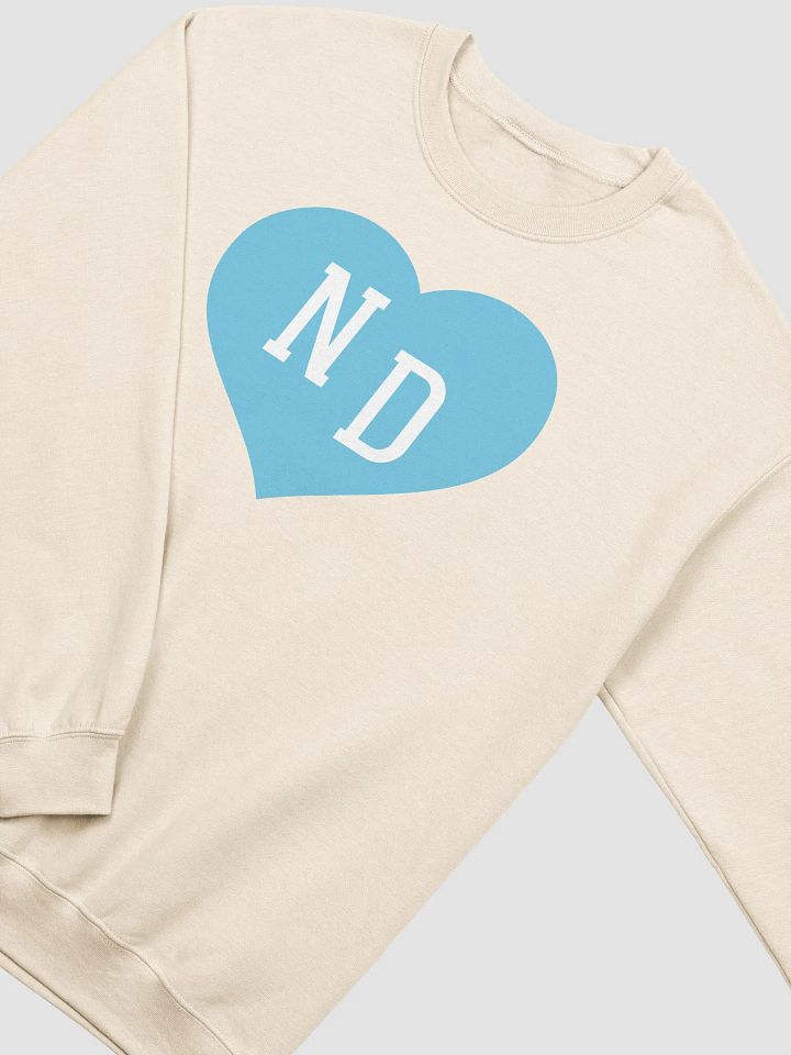 ND Heart Blue Sweatshirt product image (2)