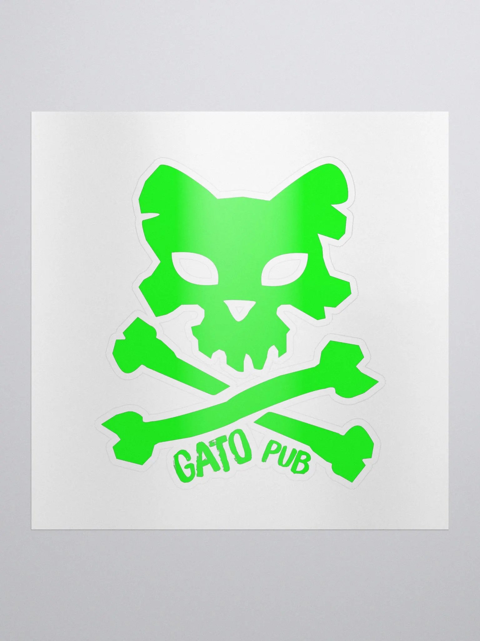Gato Pub Pirate Sticker product image (1)