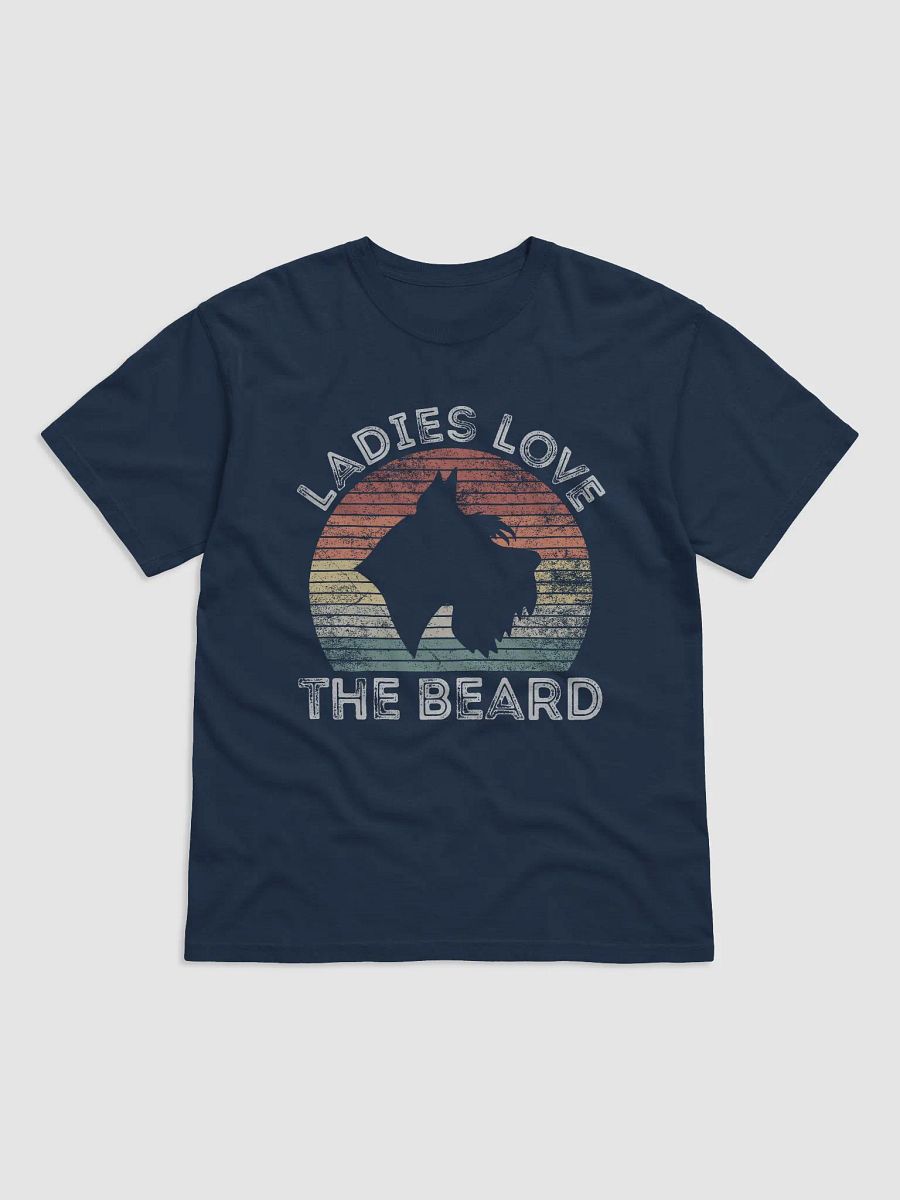 Ladies Love the Beard Vintage-Style Bearded Dog Tee | Shirt for Schnauzer and Scottish Terrier Dog Lovers product image (12)