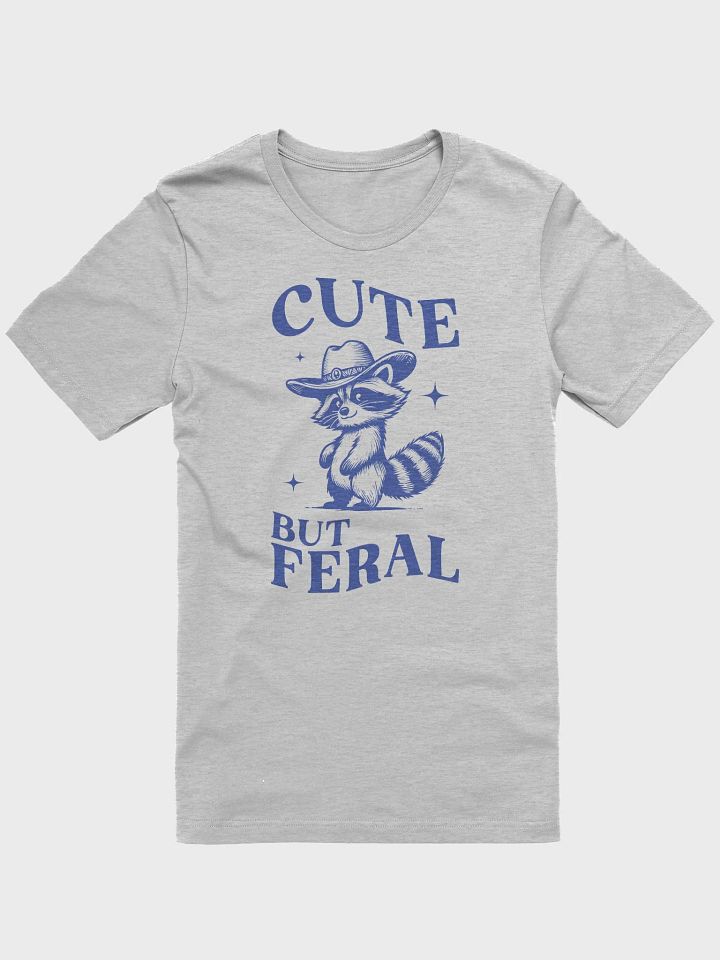 Cute But Feral Funny Raccoon T-Shirt product image (1)