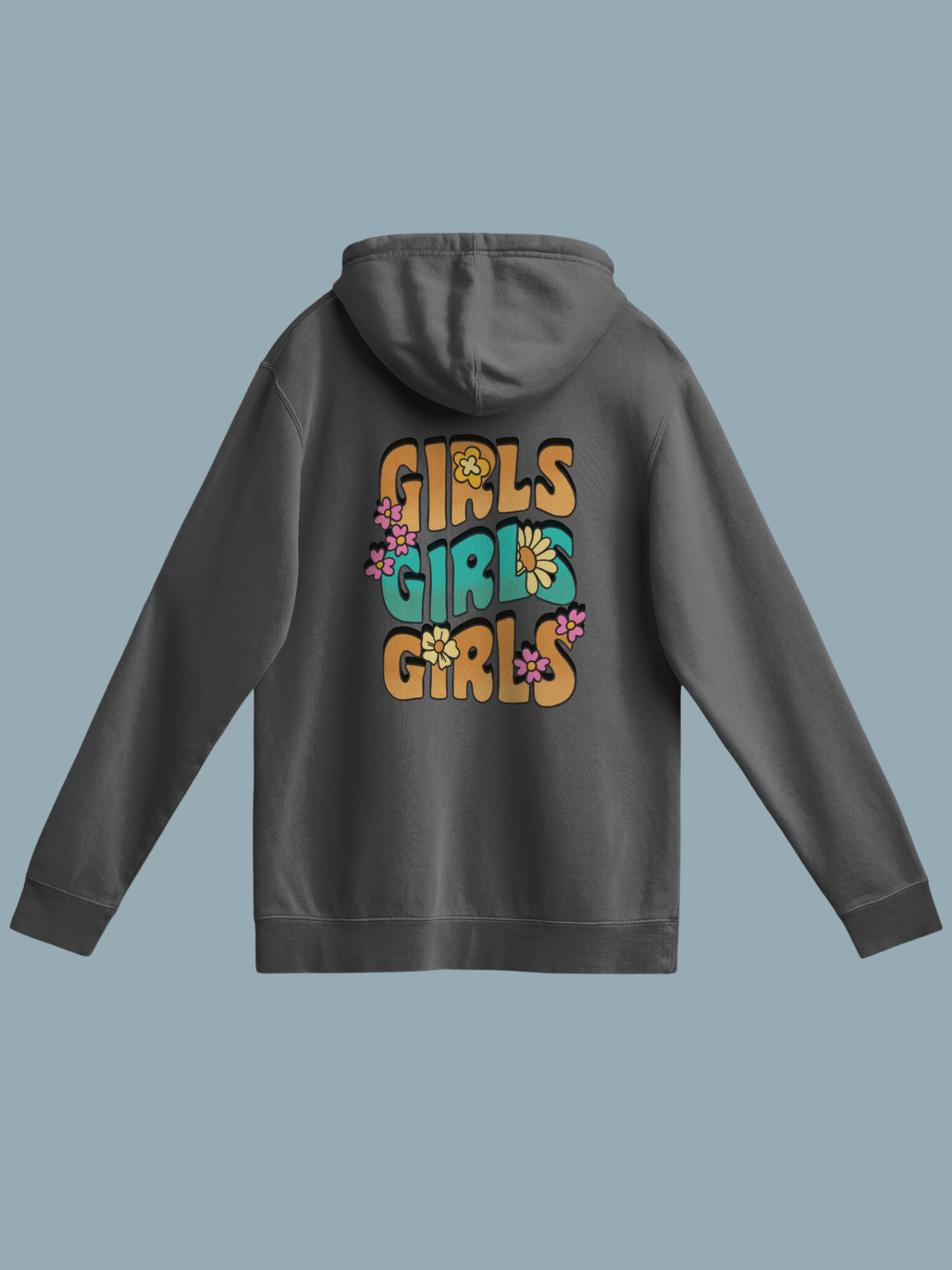 Girls retro Pigment Dyed Hoodie product image (3)