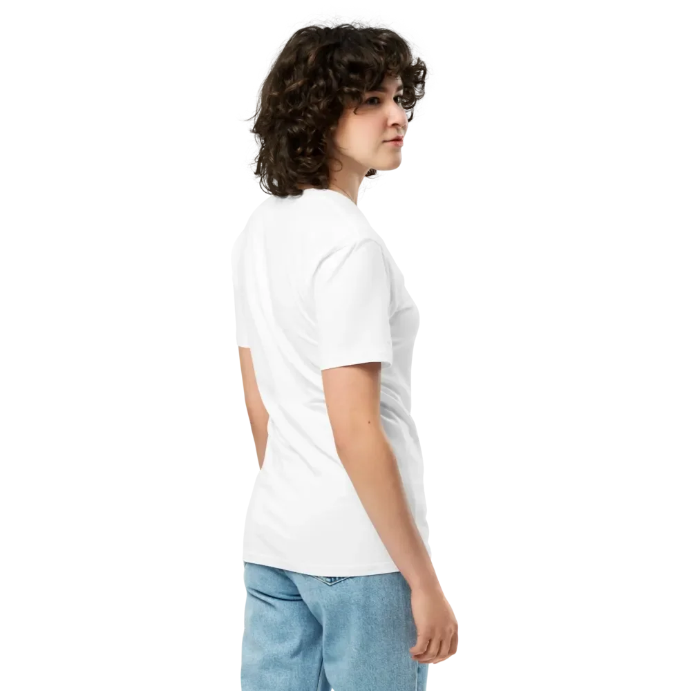 Supreme Comfort Premium Cotton Unisex Tee with Navy Logotype product image (3)