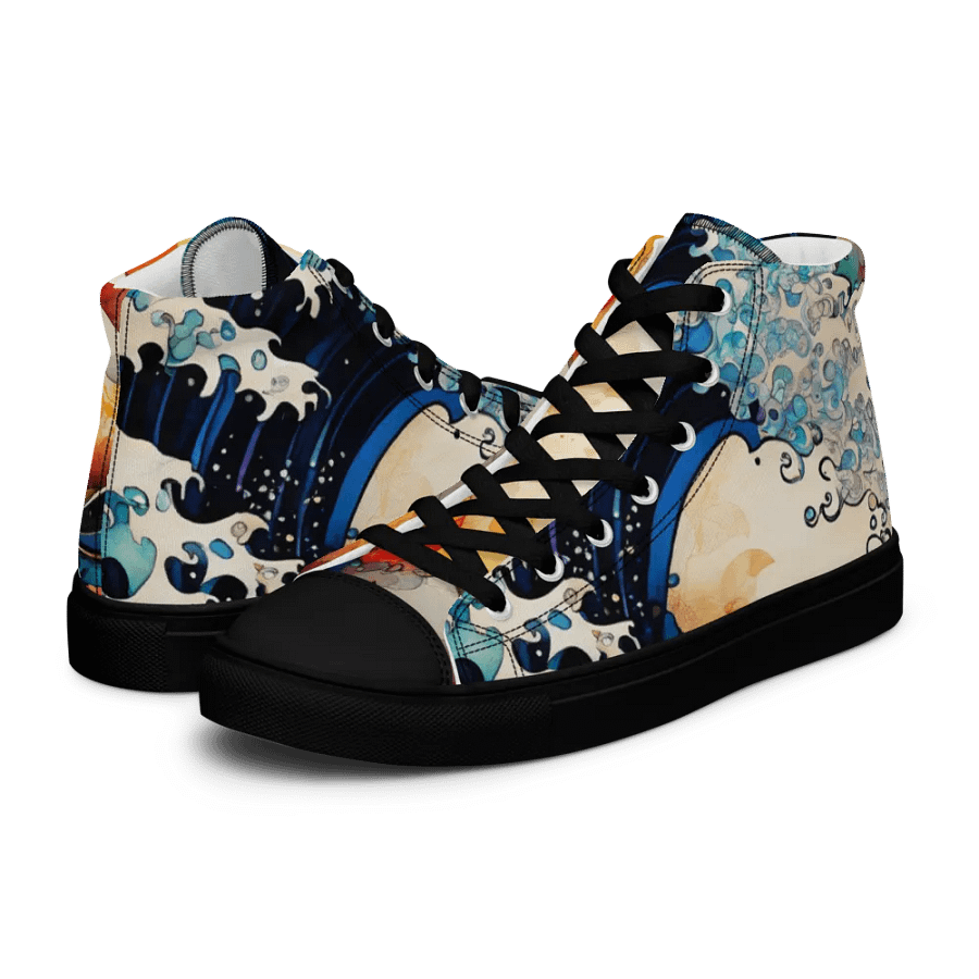 Japanese Whimsical Wave High Tops product image (10)