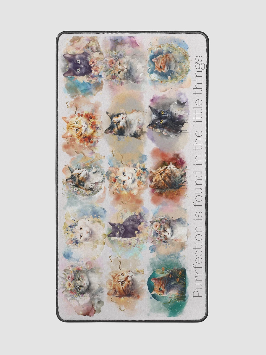 Watercolor Cats Desk Mat product image (3)