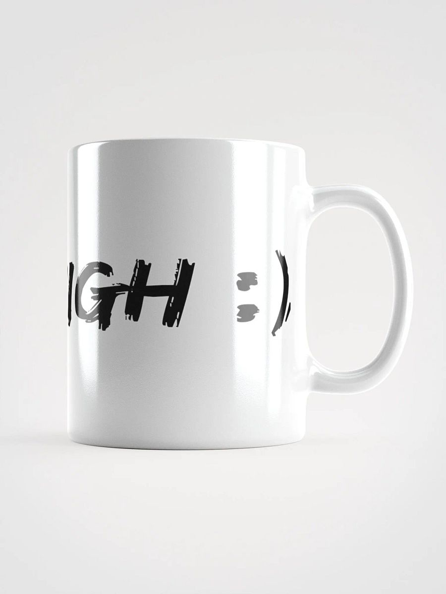 White Glossy Stay High Mug (Black Text) product image (1)