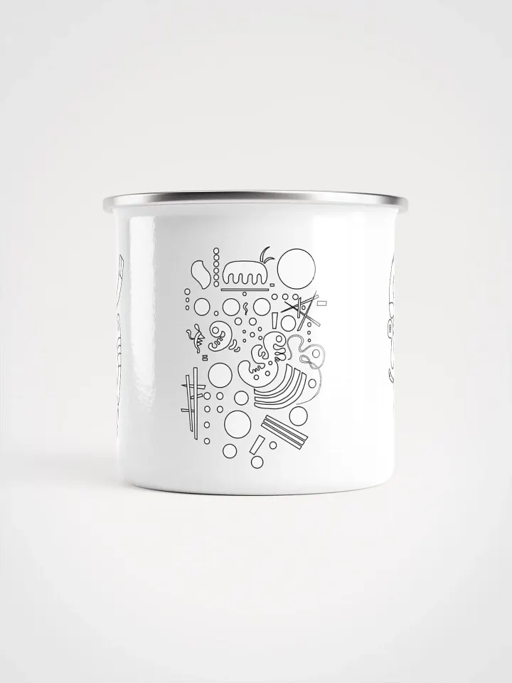 Color-Your-Own Kandinsky Enamel Mug product image (2)