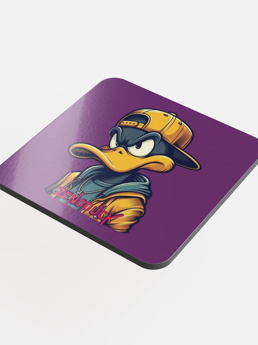 Zenoduck Graphic - Gloss Cork Coaster product image (4)