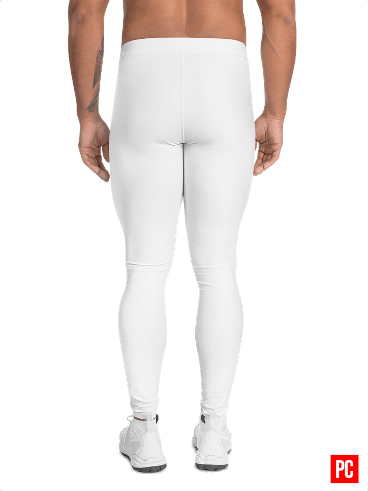 Plain Color White Leggings product image (2)
