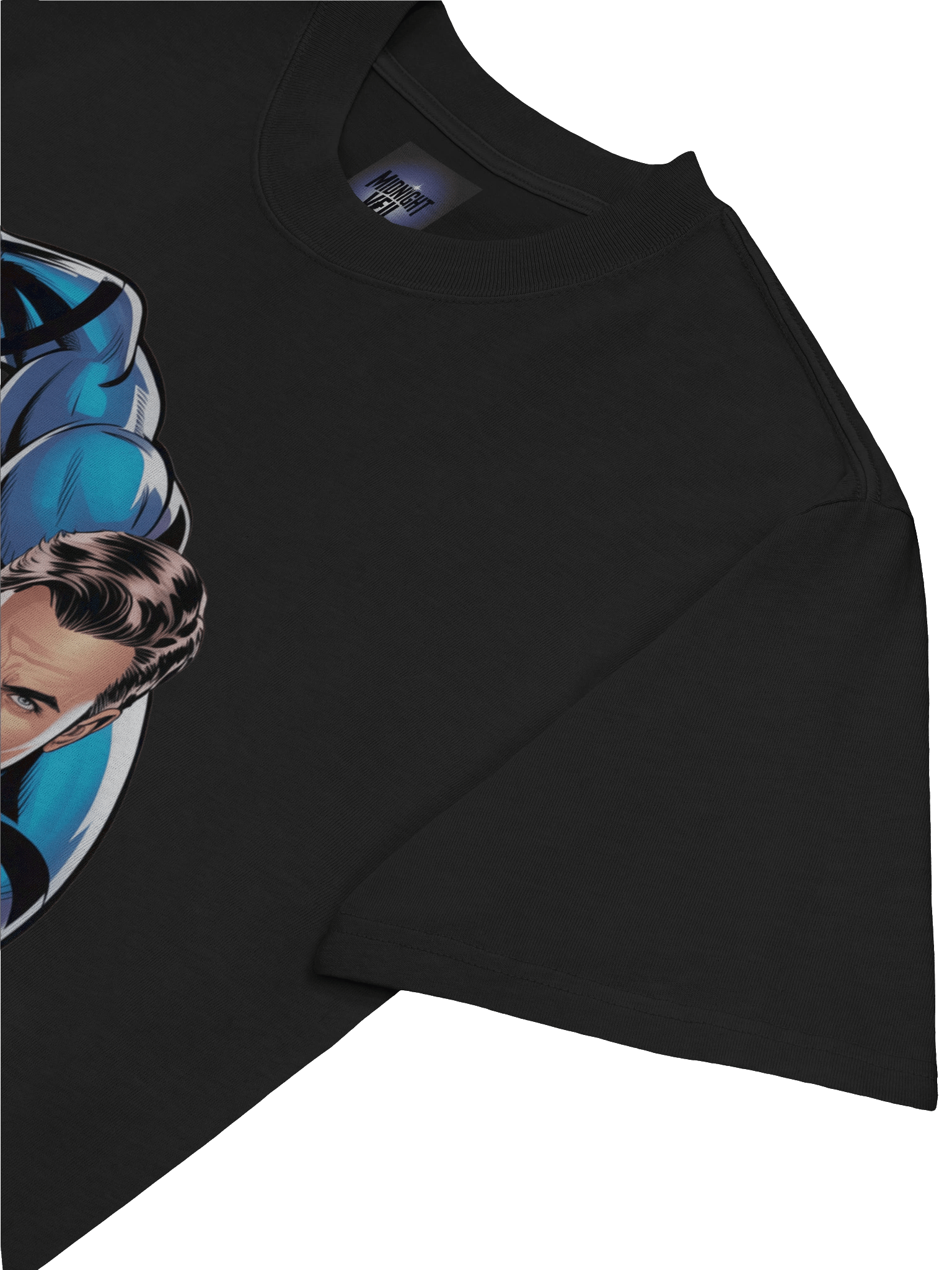 Mister Fantastic Dynamic Flex Oversized Faded T-Shirt – Azure Limb Labyrinth product image (7)