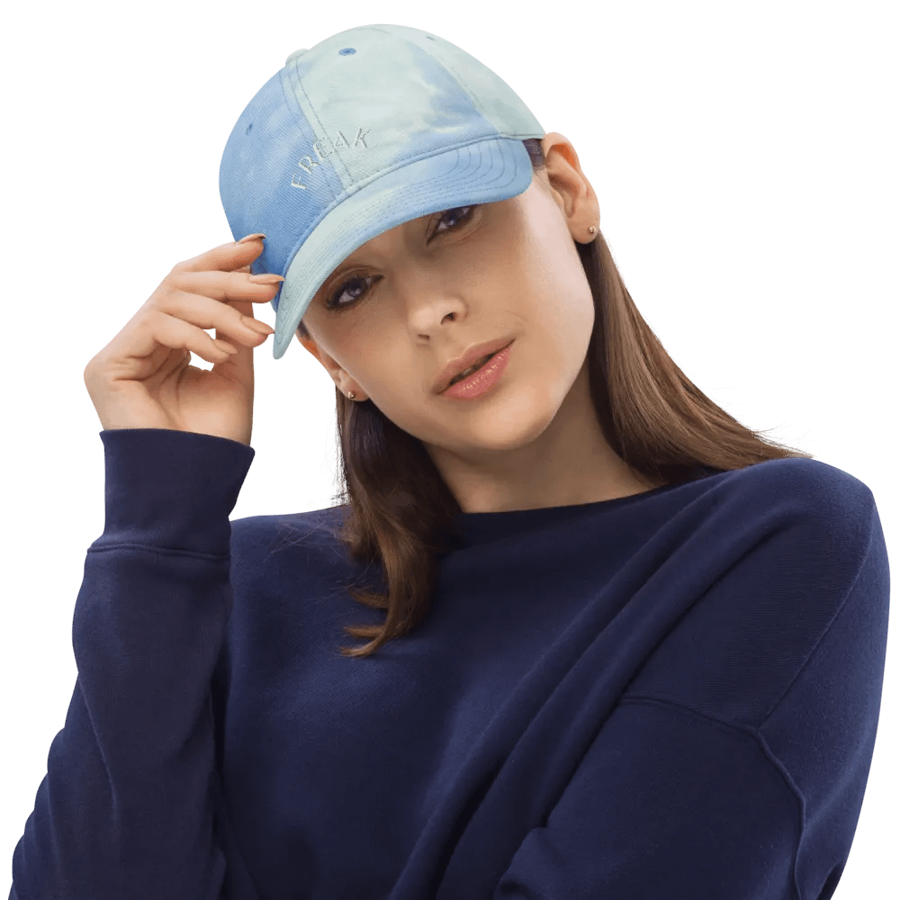 FREAK (Washed Waves) - Tie-Dye Cap product image (4)